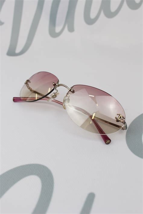 vintage pink chanel sunglasses|cheap authentic chanel sunglasses.